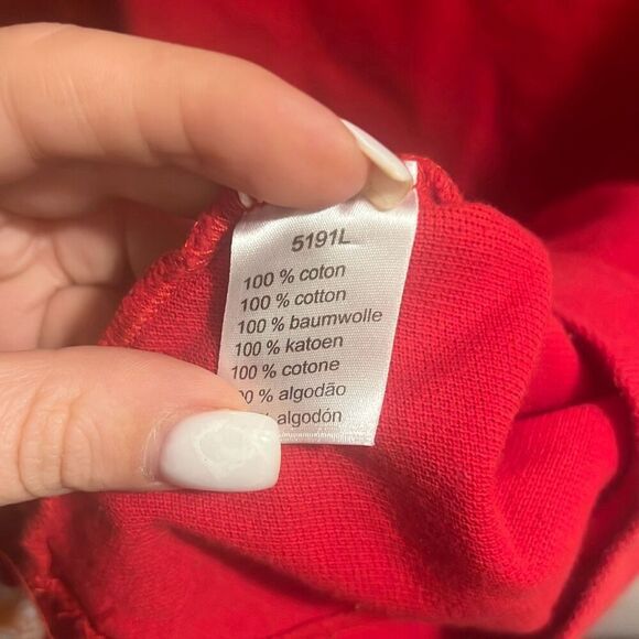 ✨Lacoste Men's Signature Polo Red Sz Large Shirt✨ - Picture 10 of 10